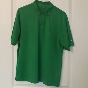 Nike Green Golf Shirt. Size Large